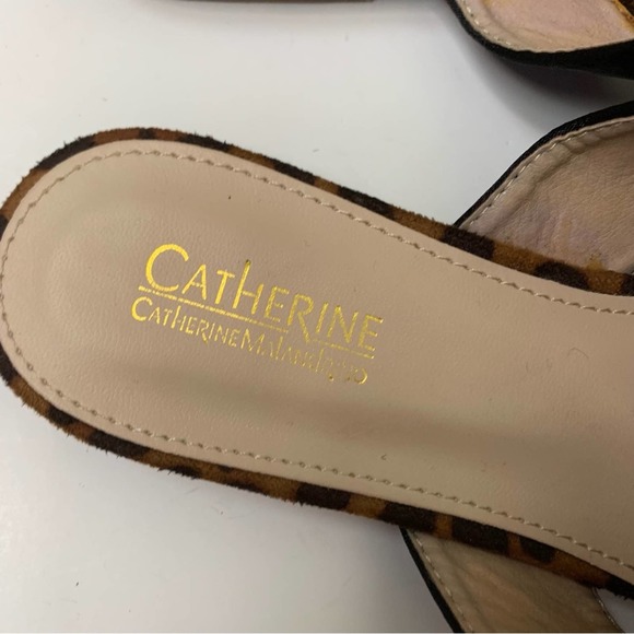 Catherine Malandrino Leopard Print Mule - Picture 4 of 8